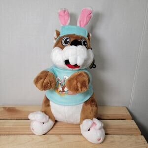Buc-ee's Easter Beaver Plush w/ Slippers & Tag
